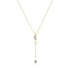Collar con baño de oro 18 kt sobre plata y motivos de diamantes Nocturne^TOUS Sale