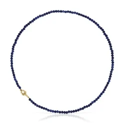 Collar con baño de oro 18 kt sobre plata y sodalita MANIFESTO^TOUS Best