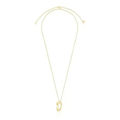 Collar con baño de oro 18 kt sobre plata Gregal^TOUS Sale