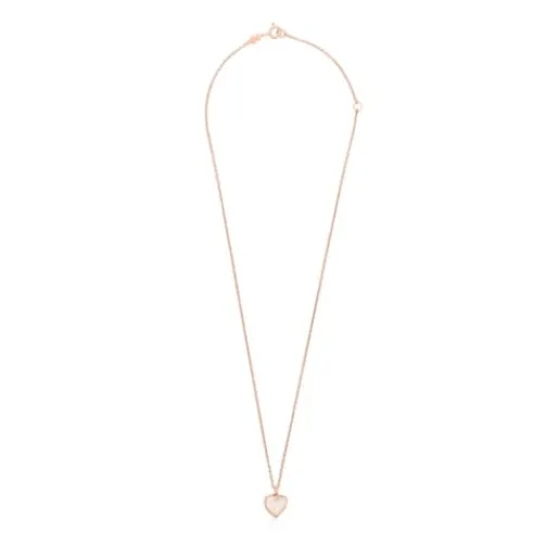 Collar con baño de oro rosa 18 kt sobre plata y perlas Areia^TOUS Best