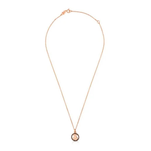 Collar con baño de oro rosa 18 kt sobre plata y espinela Camille^TOUS Best