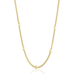 Collar corto con baño de oro 18 kt sobre plata motivos Bold Motif^TOUS Outlet