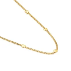 Collar corto con baño de oro 18 kt sobre plata motivos Bold Motif^TOUS Outlet