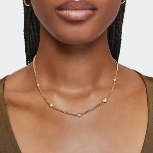 Collar corto con baño de oro 18 kt sobre plata motivos Bold Motif^TOUS Outlet
