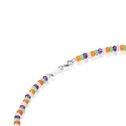 Collar corto con gemas y motivos de plata Bold Motif^TOUS Discount