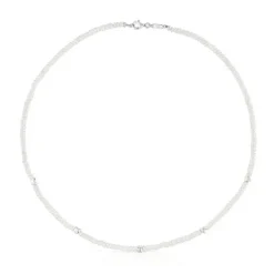 Collar corto con perlas cultivadas y motivos de plata Bold Motif^TOUS Best
