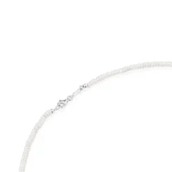Collar corto con perlas cultivadas y motivos de plata Bold Motif^TOUS Best