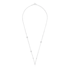 Collar corto de oro blanco con diamantes, perlas cultivadas y motivos Grain^TOUS Outlet