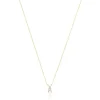 Collar corto de oro y 0,05 ct de diamantes letra A Alphabet^TOUS Discount