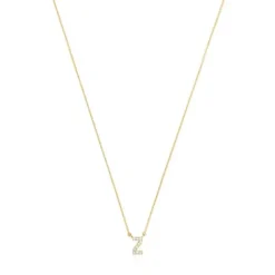 Collar corto de oro y 0,05 ct de diamantes letra Z Alphabet^TOUS Outlet