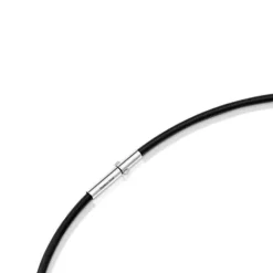 Collar corto de oro y acero IP negro motivo lagrima Mesh Tube^TOUS Clearance