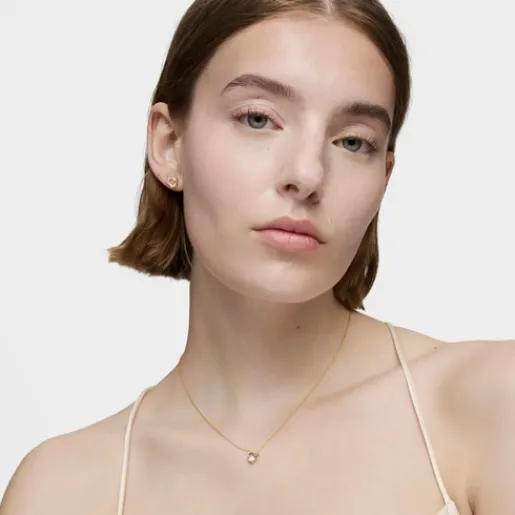 Collar corto de oro y cuarzo cristal de roca Color Pills^TOUS Online