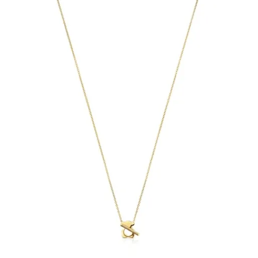 Collar corto de oro y oso I-Bear^TOUS New