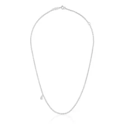 Collar corto de plata con anillas redondas gruesas Bold Bear^TOUS New