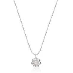 Collar corto de plata flor y perla cultivada Sugar Party^TOUS Discount
