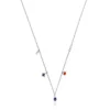 Collar corto de plata, gemas y perla cultivada Basic Colors^TOUS Outlet