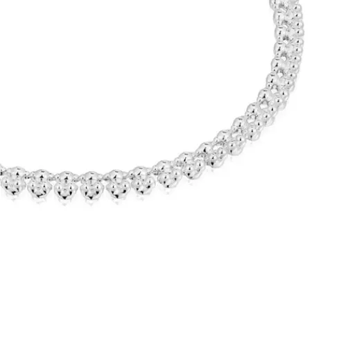 Collar corto de plata motivos oso grande Bold Bear^TOUS Online