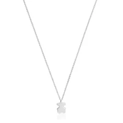 Collar corto de plata y motivo oso Sweet Dolls^TOUS New