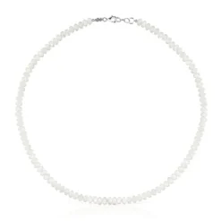Collar corto de plata y nácar Basic Colors^TOUS Discount