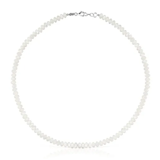 Collar corto de plata y nácar Basic Colors^TOUS Discount