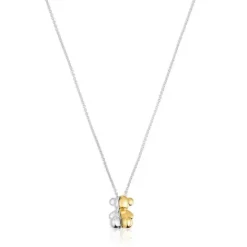 Collar corto doble oso bicolor My Other Half^TOUS Hot