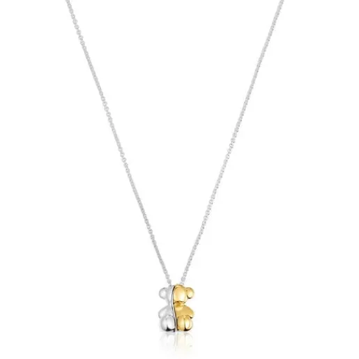 Collar corto doble oso bicolor My Other Half^TOUS Hot