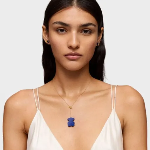 Collar corto oso de y lapislázuli 1950^TOUS Discount