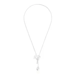 Collar corto oso de plata y perla cultivada I-Bear^TOUS Discount