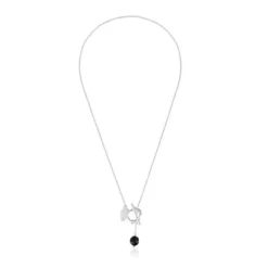 Collar corto oso de plata y ónix I-Bear^TOUS Hot