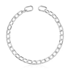 Collar corto XXL de plata Hold Oval^TOUS Outlet