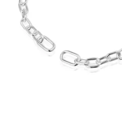 Collar corto XXL de plata Hold Oval^TOUS Outlet