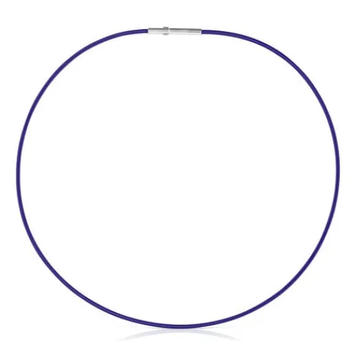 Collar de IP lila 2 mm Mesh Tube^TOUS Sale