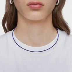 Collar de IP lila 2 mm Mesh Tube^TOUS Sale