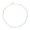 Collar de nylon multicolor, plata y perlas cultivadas Logo^TOUS Sale