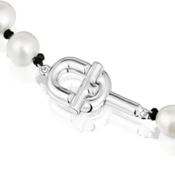 Collar de nylon negro con perlas cultivadas 44 cm MANIFESTO^TOUS Discount