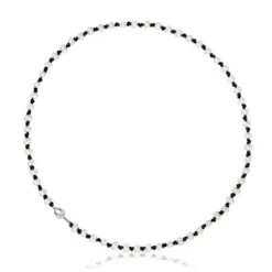 Collar de nylon negro con perlas cultivadas 42 cm MANIFESTO^TOUS Best