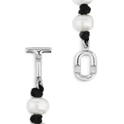 Collar de nylon negro con perlas cultivadas 42 cm MANIFESTO^TOUS Best