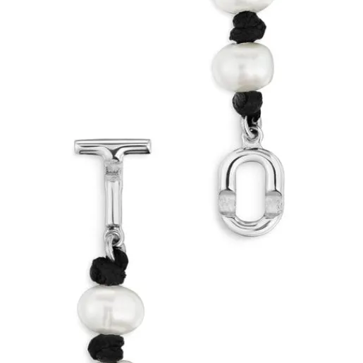 Collar de nylon negro con perlas cultivadas 42 cm MANIFESTO^TOUS Best