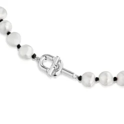 Collar de nylon negro con perlas cultivadas 44 cm MANIFESTO^TOUS Best