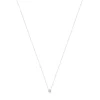 Collar de oro blanco con diamantes 0.10ct. Boca osos^TOUS Best