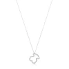 Collar de oro blanco con diamantes motivo oso mediano Icon Gems^TOUS Outlet