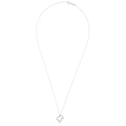 Collar de oro blanco con diamantes motivo oso pequeño Icon Gems^TOUS New