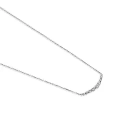 Collar de oro blanco con diamantes Riviere^TOUS Online