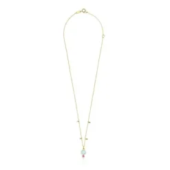 Collar de con calcedonia y gemas Virtual Garden^TOUS Clearance