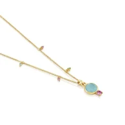 Collar de con calcedonia y gemas Virtual Garden^TOUS Clearance