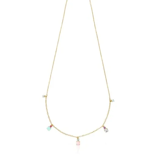 Collar de oro con gemas Mini Ivette^TOUS Hot