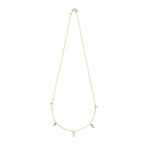 Collar de oro con gemas Mini Ivette^TOUS Hot