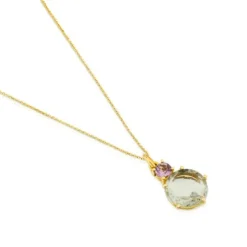 Collar de con prasiolita y amatista Ivette^TOUS Best