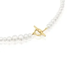 Collar de perlas cultivadas con baño de oro 18 kt sobre plata Lure^TOUS Best