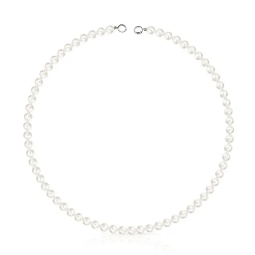 Collar de perlas de 6mm y Hold^TOUS Clearance